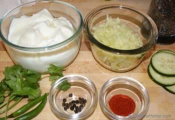 Step for Recipe - Cucumber Raita