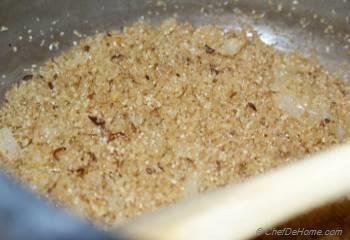 Step for Recipe - Cracked Wheat and Lentils Porridge