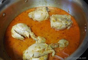 Step for Recipe - Indian Murg Dahiwala Fame Chicken in Yogurt Curry Sauce