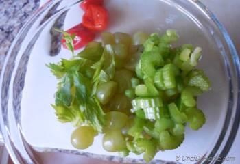 Step for Recipe - Israeli Couscous Salad with Crunchy Celery and Sweet Grapes