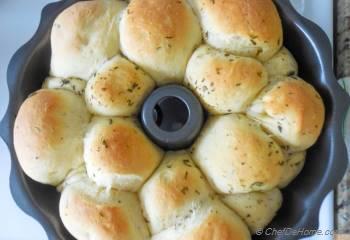 Step for Recipe - Buttery Pull-Apart Herb Monkey Bread