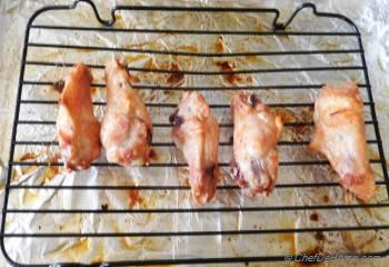 Step for Recipe - Crispy Baked Chicken Wings with Kimchi Caramelized Honey Sauce