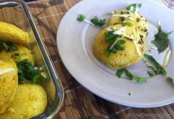 Step for Recipe - Instant Dhokla