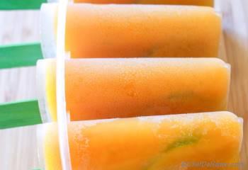 Step for Recipe - Mango On The Rocks Cocktail Ice Pops