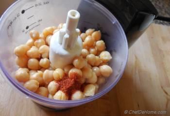Step for Recipe - Masala Hummus