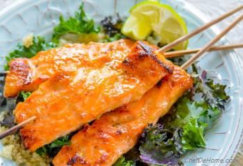 Step for Recipe - Miso Ginger Salmon with Kale and Quinoa