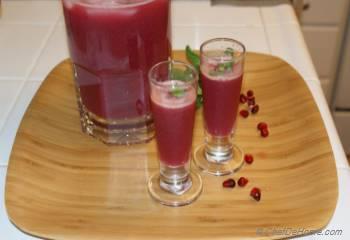 Step for Recipe - Mint infused Orange Pomegranate Punch