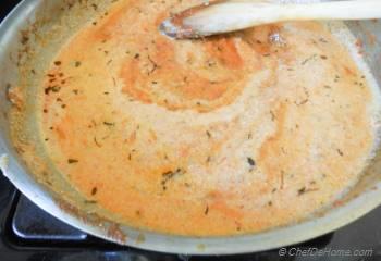 Step for Recipe - Indian Paneer Butter Masala with Pickled Pearl Onions