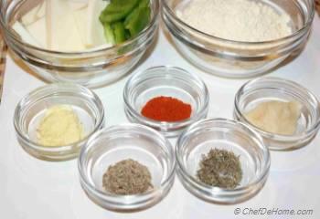 Step for Recipe - Crunchy Paneer Pakora