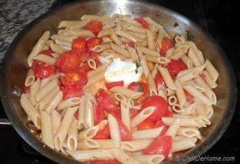 Step for Recipe - Whole Wheat Penne in Fresh Tomato Sauce