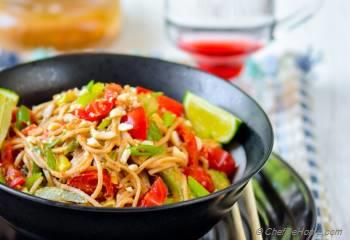 Step for Recipe - Noodles with Chili-Lime Peanut Sauce