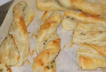 Step for Recipe - Seasoned Puff Pastry Twists