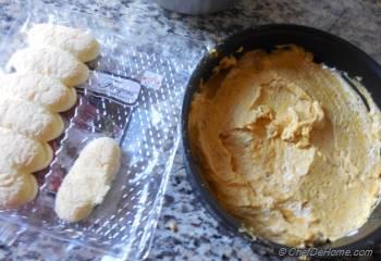 Step for Recipe - Orange Pumpkin Mousse Cake