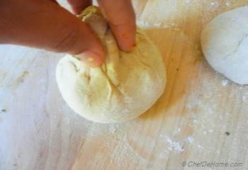 Step for Recipe - Ramen Noodles Stuffed Snack Flat Bread
