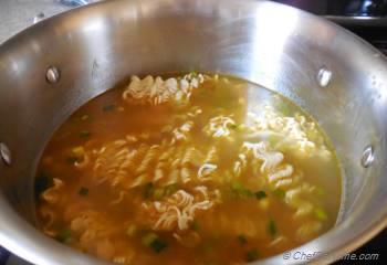 Step for Recipe - Ramen Noodles in Soup