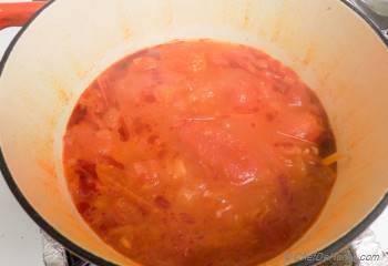 Step for Recipe - Tomato and Rice Soup with Chickpeas