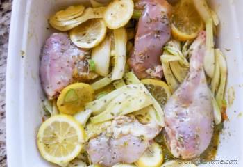 Step for Recipe - Roasted Chicken alla Limoncello
