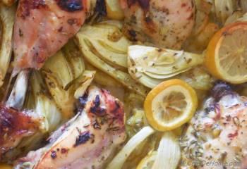 Step for Recipe - Roasted Chicken alla Limoncello