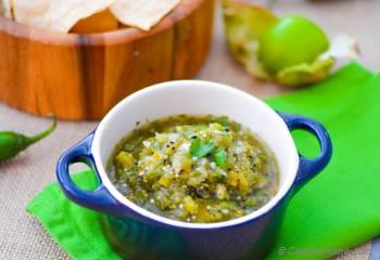 Step for Recipe - Fire Roasted Tomatillo Salsa - My other Chipotle Mexican Grill Favorite