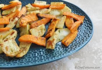 Step for Recipe - Roasted Sweet Potatoes with Apple