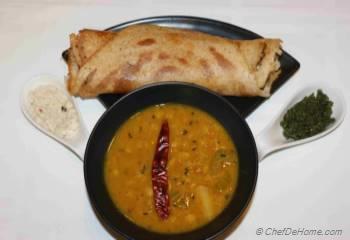 Step for Recipe - Lentils with Tamarind and Veggies