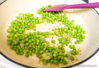Step for Recipe - Spring Green Pea Soup - Vegan and Gluten Free