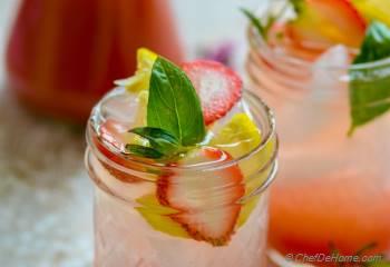 Step for Recipe - Strawberry Basil Lemonade