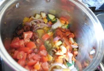 Step for Recipe - Vegetable Goulash