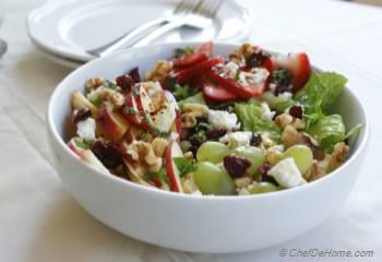 Step for Recipe - Healthy Waldorf Salad with Lite Dressing