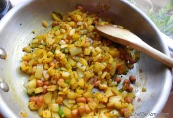 Step for Recipe - Curried Yellow Beets and Peanut Hash