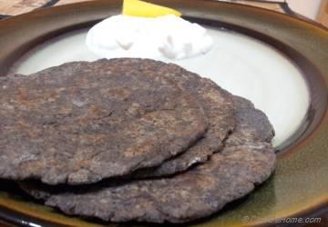 Buckwheat Flat Bread with Mango Raita