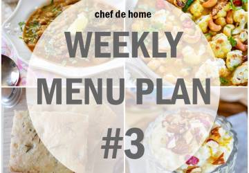 Weekly Meal Menu Plan - 3