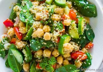 Earthy and Flavorful Quinoa and Chickpea Salad