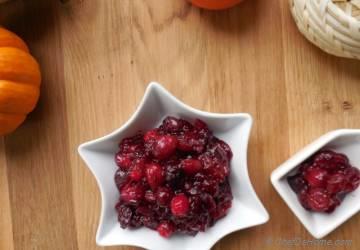 Cardamom Infused Chunky Cranberry Sauce