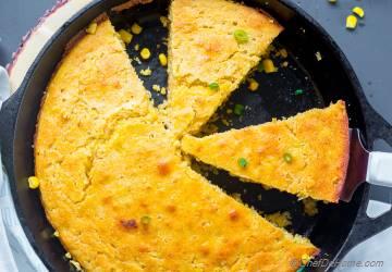 Skillet Cornbread with Creamed Corn