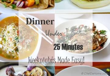 Weeknight Dinners in 25 Minutes or Less
