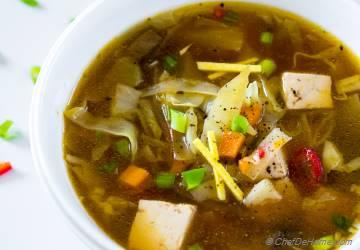 Loaded Hot and Sour Soup