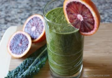  Blood Orange and Kale Cleanse Smoothie