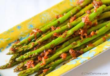 Better Than Green Beans - Vegan Kimchi Garlic Asparagus