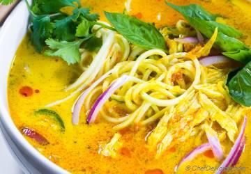 Chicken Khao Soi - Yellow Coconut Curry Soup