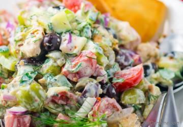 Tzatziki Chicken Salad