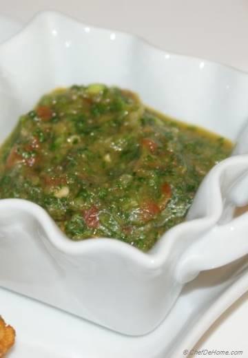 Cilantro Tomato Chutney