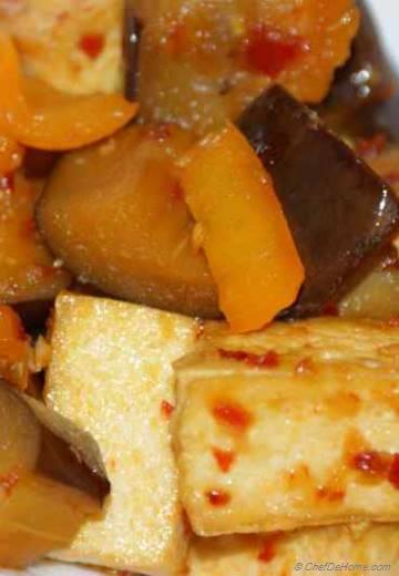 Stir Fried Eggplant and Tofu Recipe