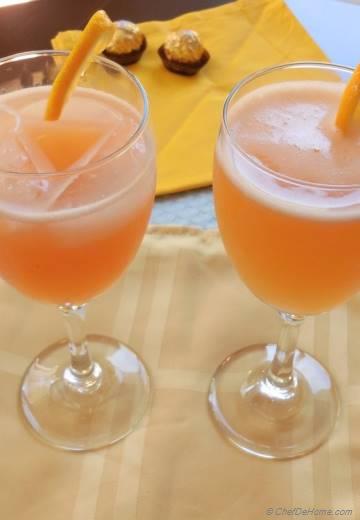 Grapefruit and Meyer Lemon Mocktail