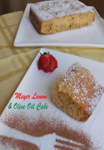 Meyer Lemon and Olive Oil Cake