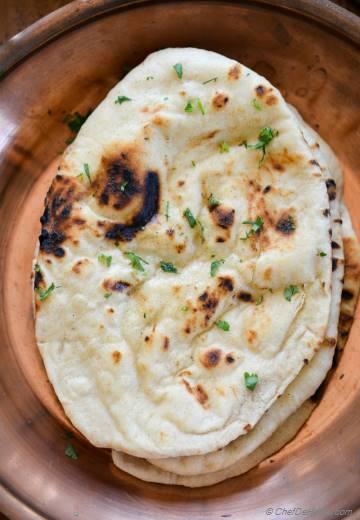 Homemade Indian Butter Naan
