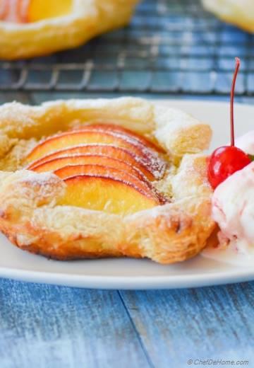 Peach and Almond Galette