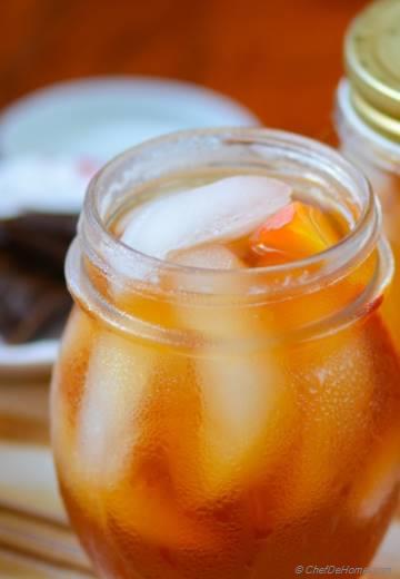 Refreshing Summer Peach Ice Tea