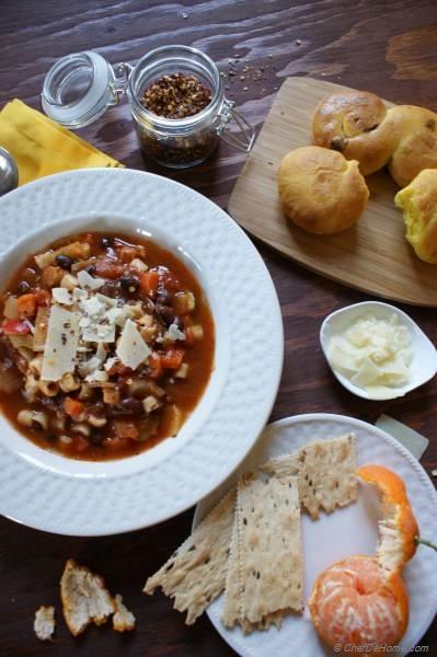 Crockpot Minestrone Soup with Pasta