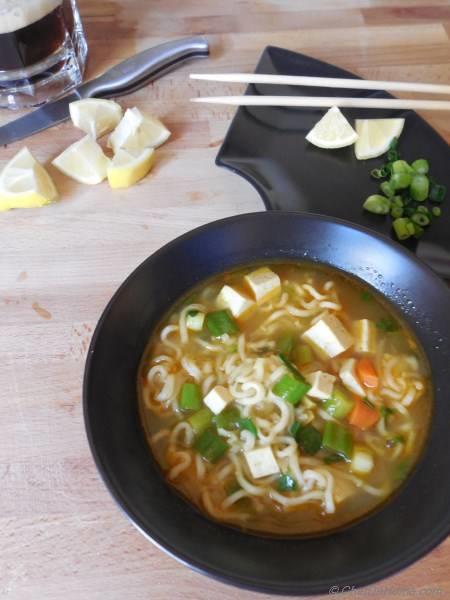 Ramen Noodles in Soup
